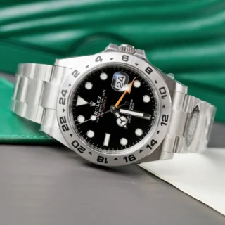 Explorer II Black Dial Oyster Bracelet