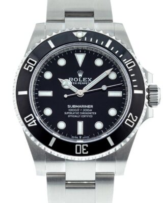Superclone Submariner Black Dial 124060 No-Date Perspective View