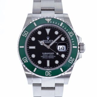 Submariner Black Dial 126610LV "Starbucks" Perspective View