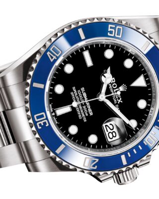 Superclone Submariner "Cookie Monster" Black Dial 126619LB Angle Detail