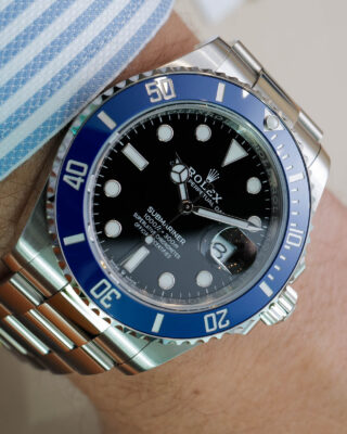 Superclone Submariner "Cookie Monster" Black Dial 126619LB Design Element