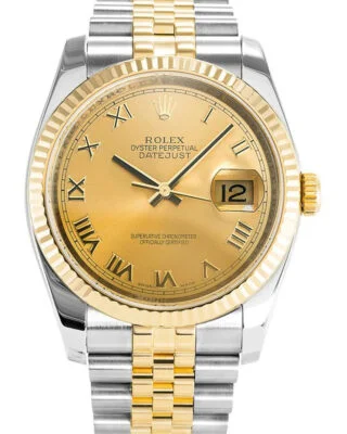 Datejust Gold Dial 116233