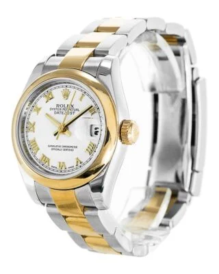 Datejust White Dial 179163 Perspective View