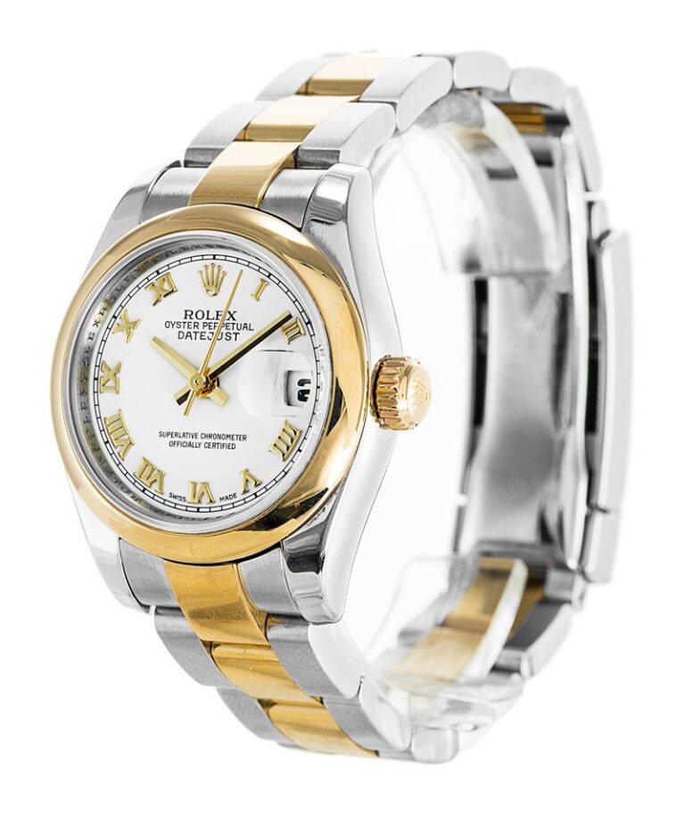 Datejust White Dial 179163 Perspective View