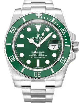 Submariner Green Dial 116610LV "Hulk"