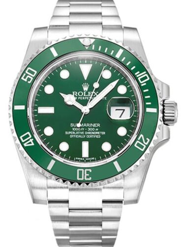 Submariner Green Dial 116610LV "Hulk"