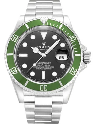 Submariner Black Dial 16610LV "Kermit"