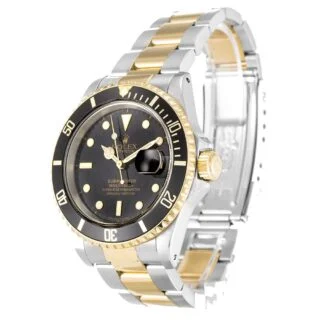 Submariner Black Dial 16613 Perspective View