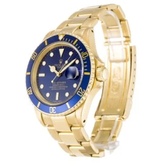 Submariner Blue Dial 16618LB Perspective View