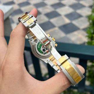 Daytona White Dial Gold Case Two Tone Oyster Bracelet