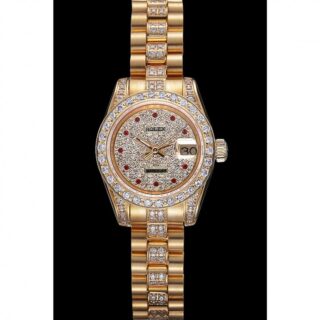 Superclone Datejust White Dial 622023 Perspective View