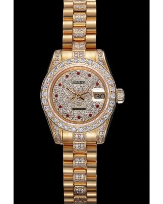 Superclone Datejust White Dial 622023 Perspective View