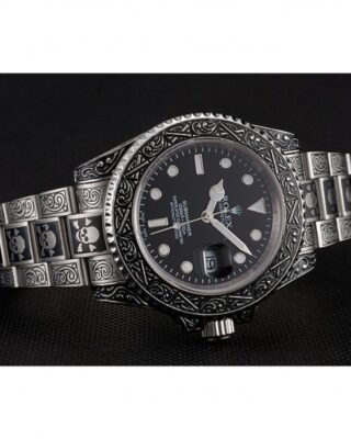 Superclone Submariner Black Dial 1454090 Close-Up Focus