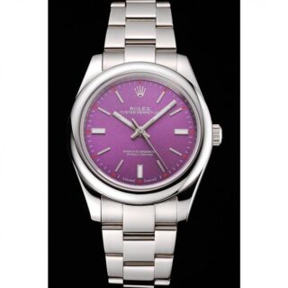 Oyster Perpetual Date Purple Dial REP016834 Perspective View