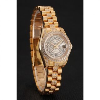 Superclone Datejust Gold Dial 1453955 Angle Detail