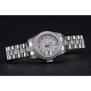 Superclone Datejust Silver Dial 622021 Close-Up Focus