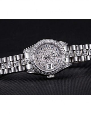 Superclone Datejust Silver Dial 622021 Close-Up Focus