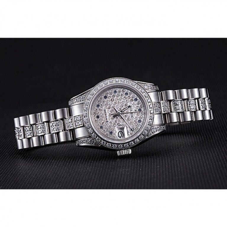 Superclone Datejust Silver Dial 622021 Close-Up Focus