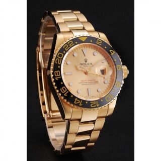 Superclone GMT-Master II Gold Dial 1453749 Angle Detail
