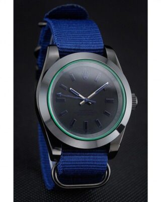 Milgauss Blue Dial 622005 Angle Detail