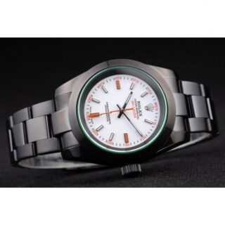 Milgauss White Dial PR116610 Close-Up Focus