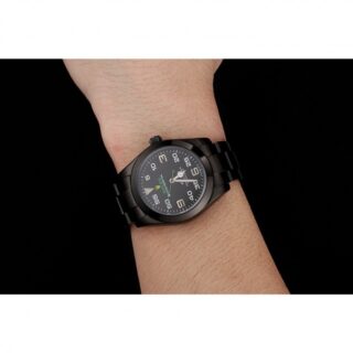 Air-King Black Dial 1454019 Alternate Angle