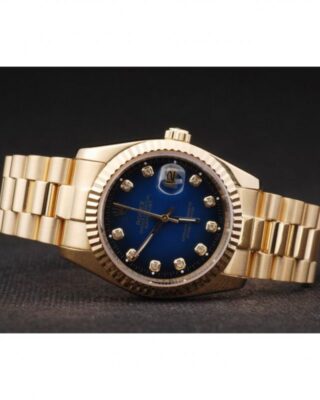 Superclone Datejust Blue Dial SRL71 Style Perspective