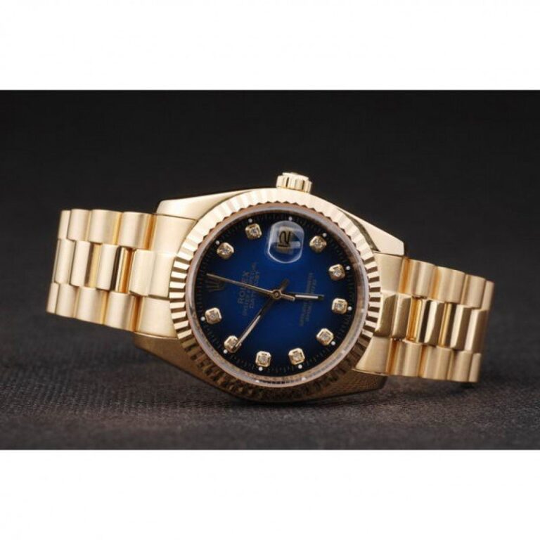 Superclone Datejust Blue Dial SRL71 Style Perspective