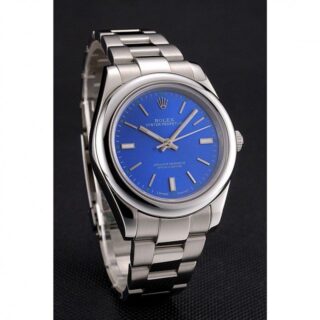Oyster Perpetual Date Blue Dial REP016835 Angle Detail