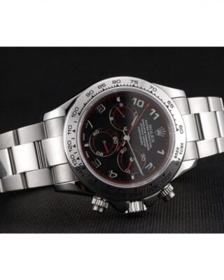 Superclone Daytona Black Dial 80296 Close-Up Focus