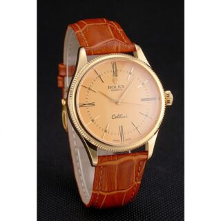 Superclone Cellini Gold Dial REP016798 Angle Detail