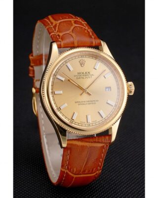 Superclone Datejust Gold Dial REP016818 Angle Detail