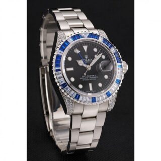 Superclone GMT-Master II Black Dial 1453747 Angle Detail
