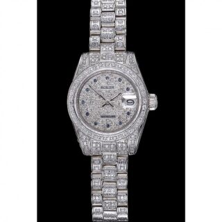 Superclone Datejust Silver Dial 622022 Perspective View