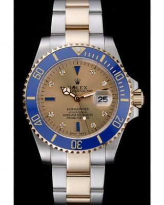 Submariner Gold Dial rl55 Perspective View