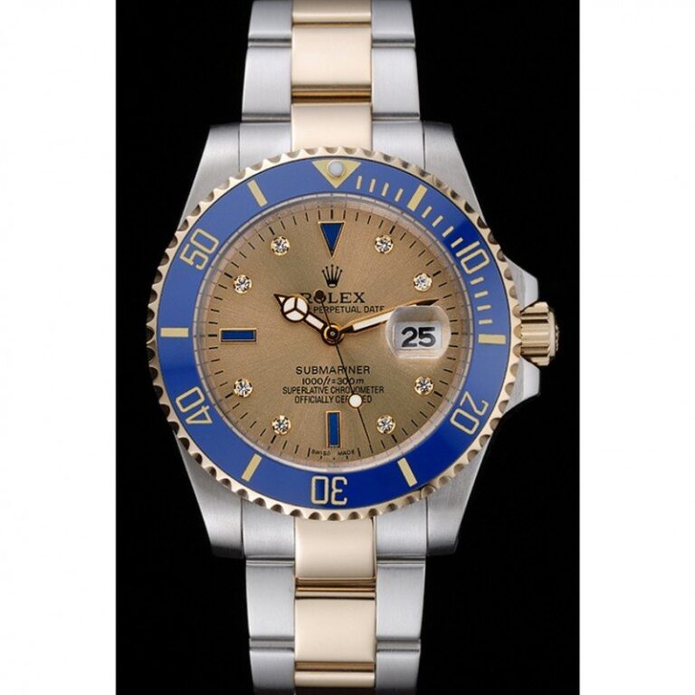 Submariner Gold Dial rl55 Perspective View