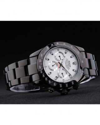 Daytona White Dial RL106 Close-Up Focus