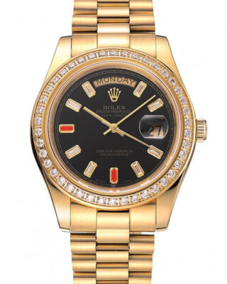Superclone Day-Date Black Dial 1454101