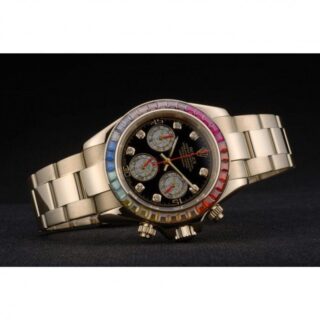 Daytona Black Dial 80251 Close-Up Focus