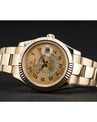Sky-Dweller Gold Dial 80243 Design Element