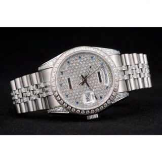 Day-Date Diamond Dial 41985 Close-Up Focus