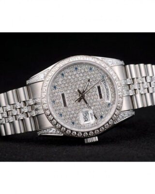 Day-Date Diamond Dial 41985 Close-Up Focus