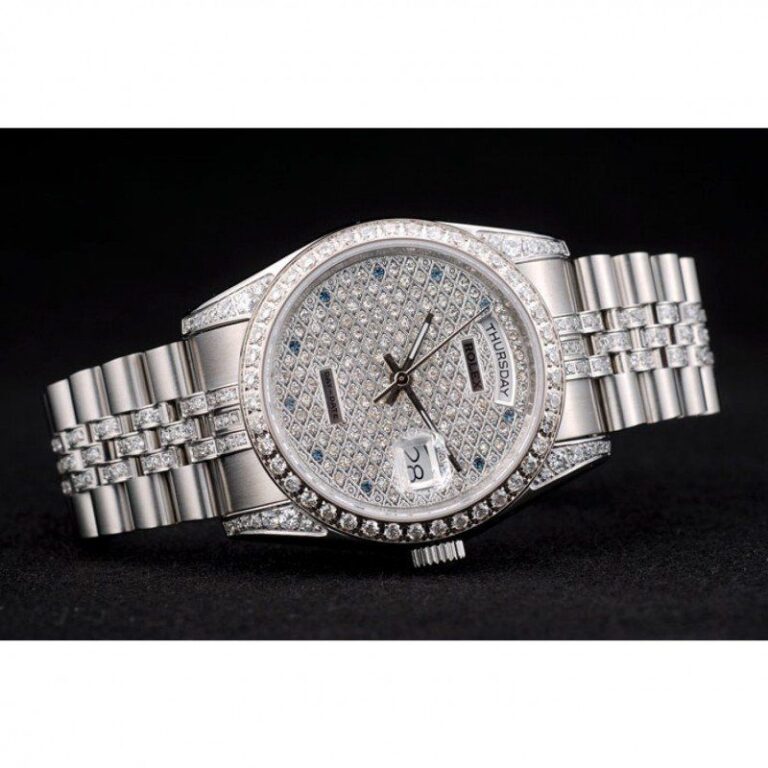 Day-Date Diamond Dial 41985 Close-Up Focus