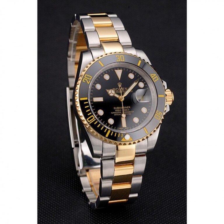 Superclone Submariner Black Dial PR16233BG Angle Detail
