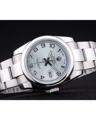 Day-Date Blue Dial 7470 Close-Up Focus