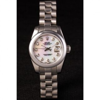 Datejust White Dial RL123 Perspective View