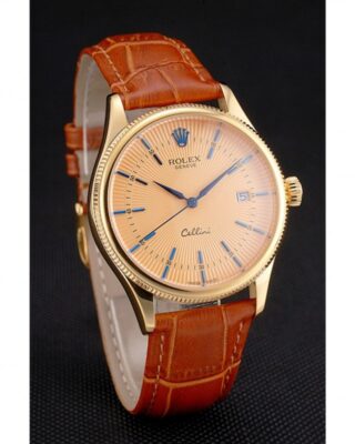 Superclone Cellini Gold Dial REP016797 Angle Detail