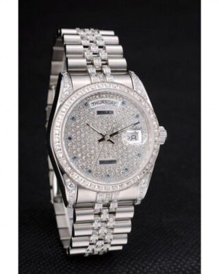 Day-Date Diamond Dial 41985 Angle Detail