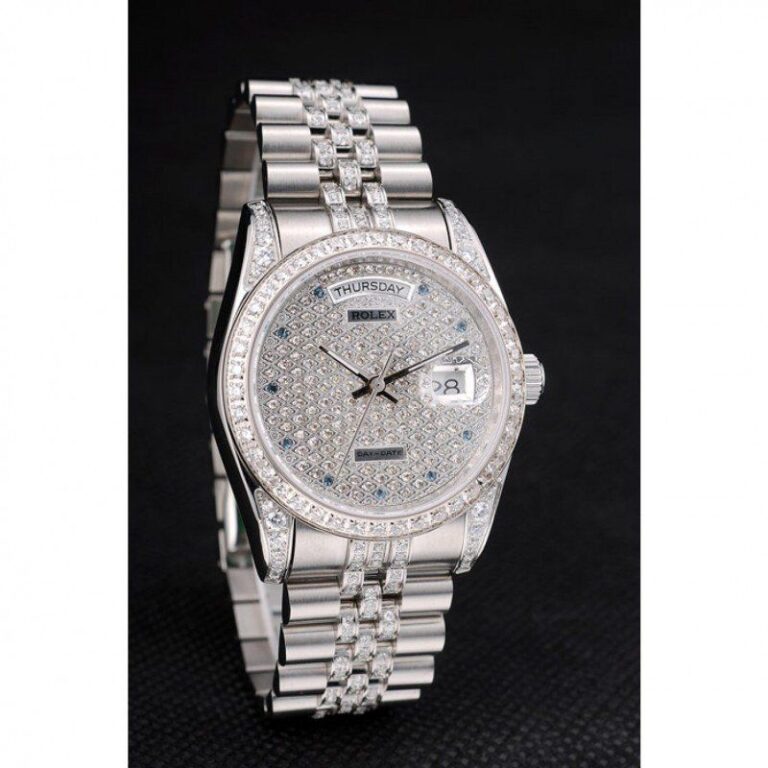 Day-Date Diamond Dial 41985 Angle Detail