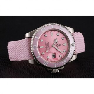 Submariner Pink Dial 1453866 Angle Detail